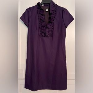 J.Crew Wool Madeleine Dress in purple